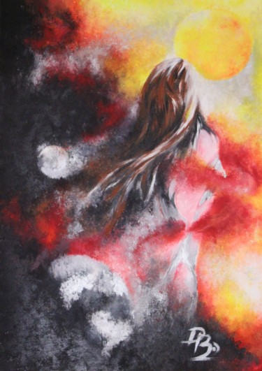 绘画 标题为“Advance Towards The…” 由Dominika Bartková, 原创艺术品, 彩画