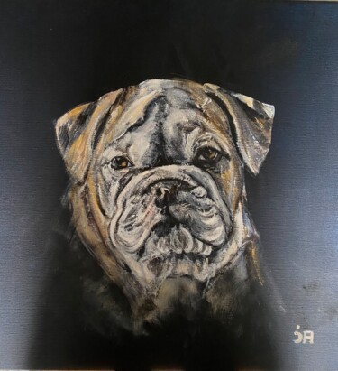 Peinture intitulée "Sir Edward -BB bull…" par Joele Ardans, Œuvre d'art originale, Acrylique