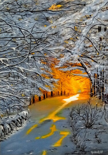 LEVER DE SOLEIL SOUS LA NEIGE