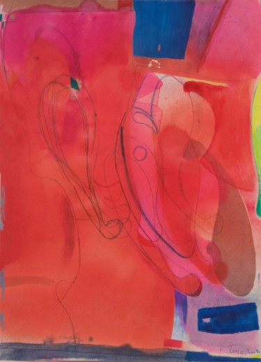 Painting titled "Korrespondierende F…" by Alois Oberndorfer, Original Artwork, Acrylic