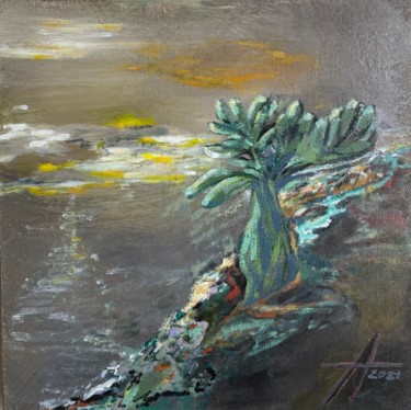 Deserto Painting titled "Deserto" by Américo Venâncio Lopes Machado Filho, Original Artwork, Acrylic