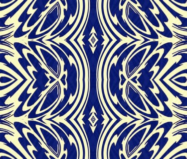 Digital Arts titled "Cedar carvings" by Peter Jalesh, Original Artwork, Digital Painting