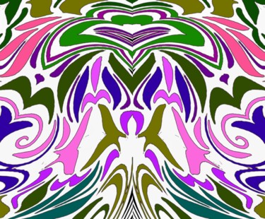 Digital Arts titled "Angel landing" by Peter Jalesh, Original Artwork, Digital Painting