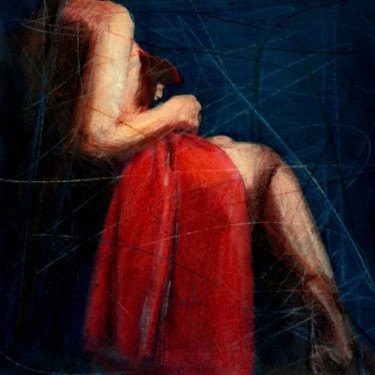 绘画 标题为“in Rosso” 由Fabrizio Avena, 原创艺术品, 粉彩