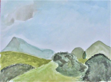 제목이 "Angèle vue de Truin…"인 미술작품 Giulia Archer로, 원작, 수채화