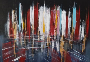 Peinture intitulée "Le 5ième élément" par Patrice Poidevin, Œuvre d'art originale, Acrylique