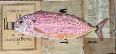 Pesce del mediterraneo Peinture intitulée "Pesce del mediterra…" par Lilli Pitti, Œuvre d'art originale, Acrylique