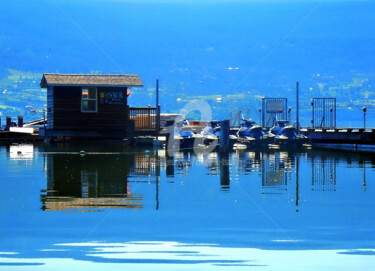 Canada - The Reflection at Osoyoos Lake Photographie intitulée "Canada - The Reflec…" par Clement Tsang, Œuvre d'art originale, Photographie numérique