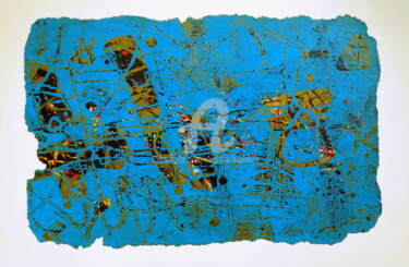 印花与版画 标题为“Fragments-II” 由Stanislav Bojankov, 原创艺术品, Linocuts