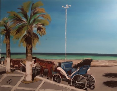 绘画 标题为“Sousse mon berceau” 由Inès Ben Gadha Boufarès (Inès b.), 原创艺术品, 丙烯
