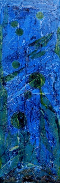Painting titled "Tropical forest 2" by Sorin Niculae Lazar, Original Artwork, Acrylic Mounted on Wood Stretcher frame