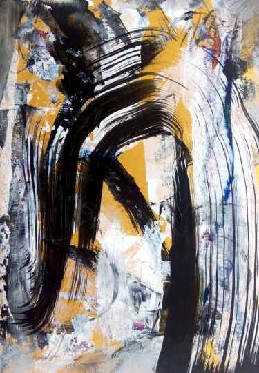Alliage (alloy) - Abstraction - Abstract Art - Mouvement Malerei mit dem Titel "Alliage (alloy) - A…" von Davidian Gotis Abstraction Abstraite, Original-Kunstwerk, Acryl