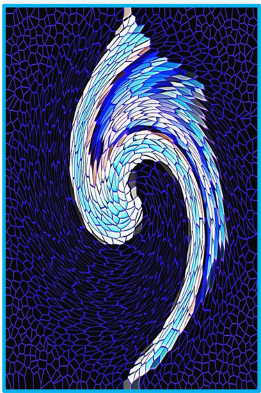 Digitale Kunst mit dem Titel "DigitalARTEautor007" von Antonio Guimaraes, Original-Kunstwerk, 2D digitale Arbeit