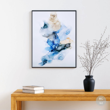 绘画 标题为“Abstrato - 60x80cm” 由Bruna Gabardo, 原创艺术品, 颜料