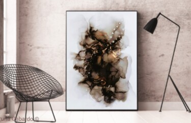 绘画 标题为“Abstrato -  80x120cm” 由Bruna Gabardo, 原创艺术品, 颜料