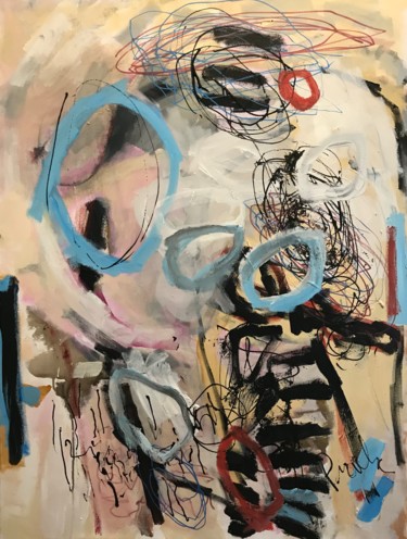Peinture intitulée "J'avais oublié de l…" par Johanne Proulx, Œuvre d'art originale, Acrylique