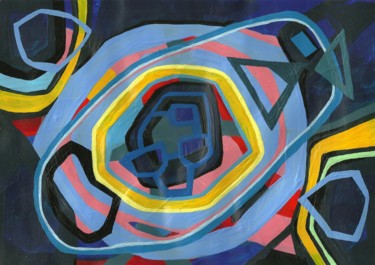 Painting titled "Deus lo vult" by Aleksandr Glukhov, Original Artwork, Acrylic