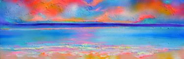 Painting titled "New Horizon 152" by Roxana Gabriela Soos, Original Artwork, Acrylic
