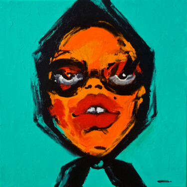 В синем море в белой пене Pintura intitulada "В синем море в бело…" por Lolita Vasechkina, Obras de arte originais, Óleo Montado em Armação em madeira