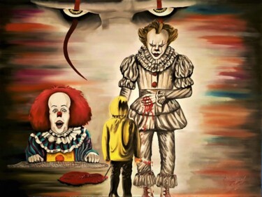 Pittura intitolato "IT" da Alessandro Rizzo, Opera d'arte originale, Olio