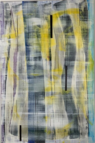 제목이 "Lignes"인 미술작품 G. Bartist로, 원작, 아크릴