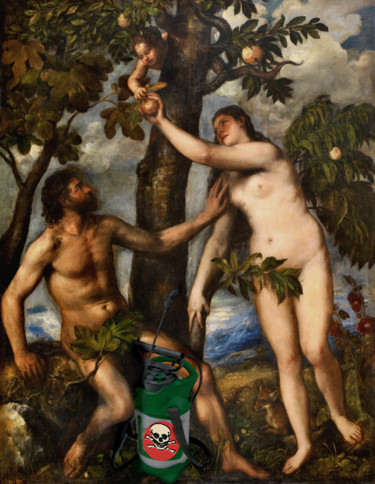 Digital Arts με τίτλο "Mythes et réalités 2" από Hugues Elbe, Αυθεντικά έργα τέχνης, Φωτογραφία Μοντάζ