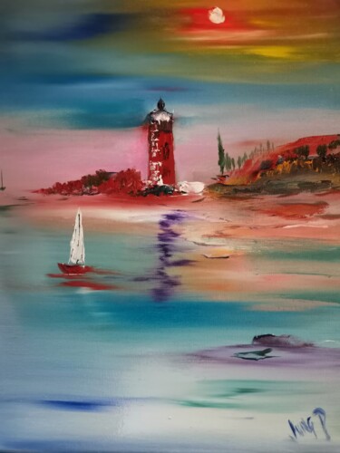 Peinture intitulée "Pnl 17" par Pascal Jung, Œuvre d'art originale, Huile
