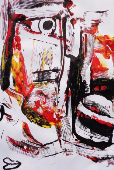 sens titre. lecture libre Peinture intitulée "sens titre. lecture…" par Francisco Mendes, Œuvre d'art originale, Acrylique