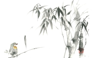 绘画 标题为“Alphonse” 由Nathalie Guski, 原创艺术品, 墨