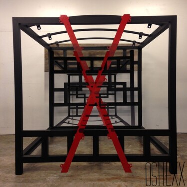 Arts numériques intitulée "BDSM structure part3" par Oshexx, Œuvre d'art originale, Photo montage