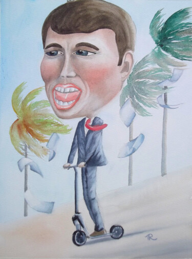 Peinture intitulée "Aquarelle originale…" par Isabelle Redonnet, Œuvre d'art originale, Aquarelle