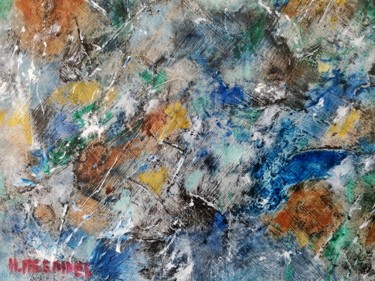 Peinture intitulée "BB66." par Herve Megaides, Œuvre d'art originale, Huile