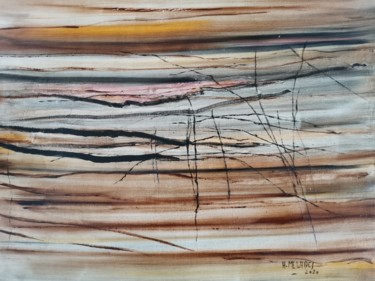 Peinture intitulée "RR9." par Herve Megaides, Œuvre d'art originale, Huile