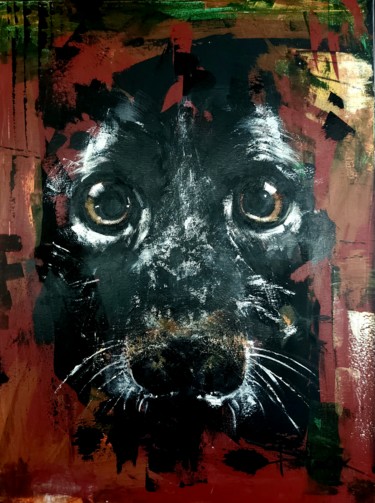 Painting titled "PIPA" by Sonja Brzak, Original Artwork, Acrylic