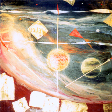 Peinture intitulée "ELIT" par Beatriz Zucaro, Œuvre d'art originale, Huile Monté sur Châssis en bois