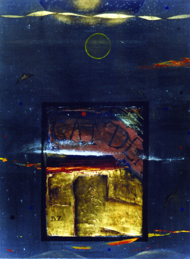 Peinture intitulée "LUNA IV" par Beatriz Zucaro, Œuvre d'art originale, Acrylique Monté sur Châssis en bois