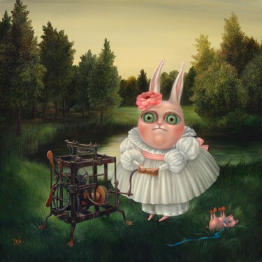 Children's Games-4. Print on canvas 50 cm.
