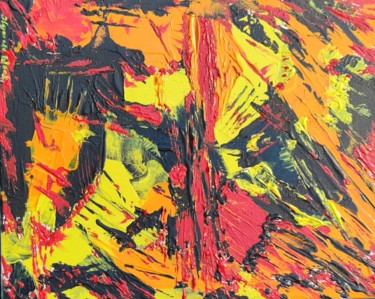 绘画 标题为“"Vulkan" N°1” 由Olga De Weck, 原创艺术品, 丙烯