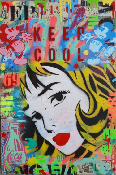 绘画 标题为“Keep cool” 由Philippe Euger, 原创艺术品, 喷漆