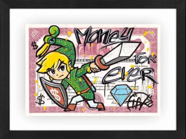 绘画 标题为“Money For Ever” 由David Nicolas (Daru), 原创艺术品, 标记