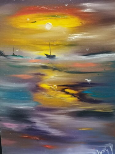 Peinture intitulée "Pnl #8" par Pascal Jung, Œuvre d'art originale, Huile