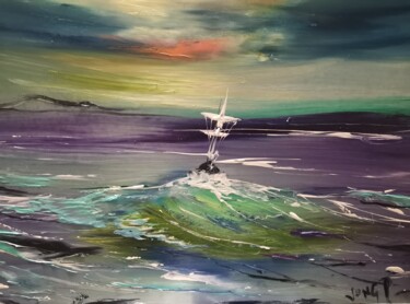 Peinture intitulée "Pnl 11" par Pascal Jung, Œuvre d'art originale, Huile