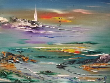 Peinture intitulée "Pnl#19" par Pascal Jung, Œuvre d'art originale, Huile