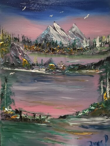 Peinture intitulée "Pnl#20" par Pascal Jung, Œuvre d'art originale, Huile