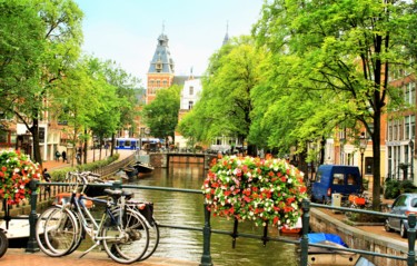 Photography titled "Flowers of Amsterda…" by Magico110, Original Artwork, Digital Photography