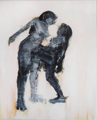 Peinture intitulée "UNTITLED 2 (CLEAVAG…" par Cynthia Gregorova, Œuvre d'art originale, Acrylique