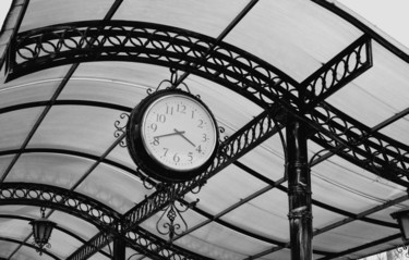 Photography titled "old retro clock of…" by Magico110, Original Artwork, Digital Photography
