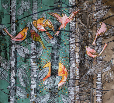 Pintura titulada "Заря" por Irina Mironets, Obra de arte original, Acrílico