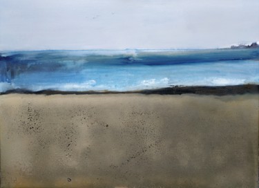 Peinture intitulée "Landscape juillet" par Christophe Rivière, Œuvre d'art originale, Huile