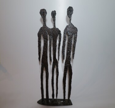 Sculpture intitulée "Les Frères" par Michel Sidobre, Œuvre d'art originale, Métaux